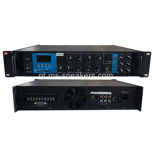 Amplificadores com disco u/cartão sd/bluetooth/reverb digital